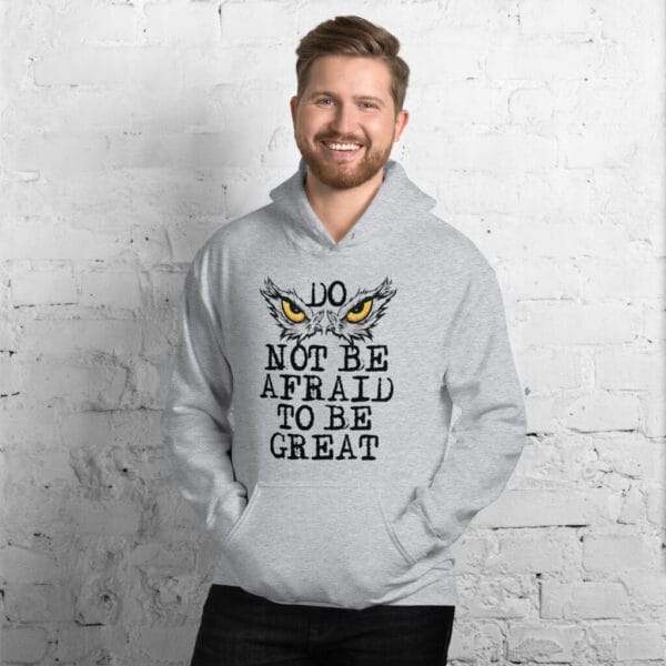 Do not be Afraid Black Unisex Hoodie - Image 193