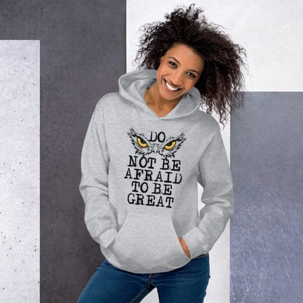 Do not be Afraid Black Unisex Hoodie - Image 194