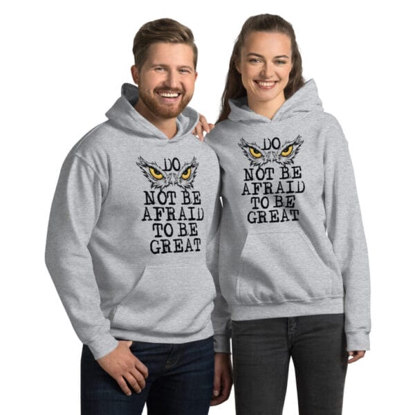 Do not be Afraid Black Unisex Hoodie - Image 195