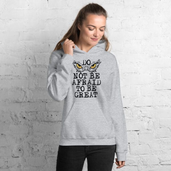 Do not be Afraid Black Unisex Hoodie - Image 196