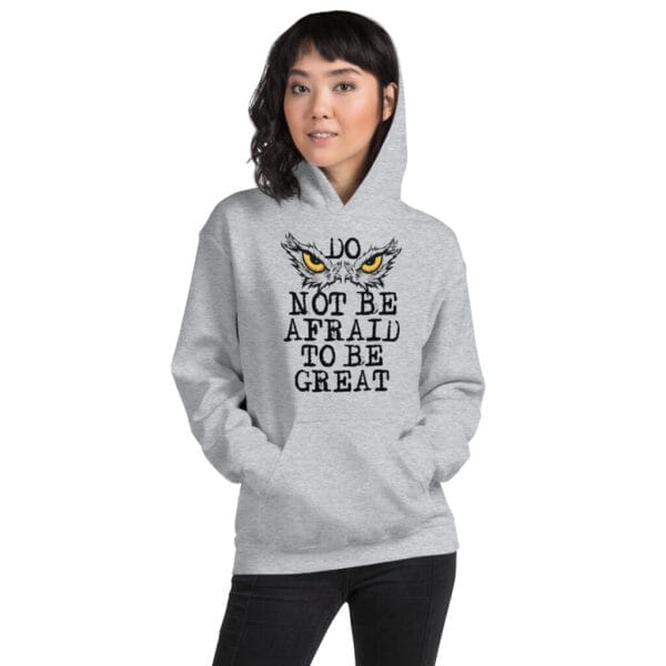 Do not be Afraid Black Unisex Hoodie - Image 197