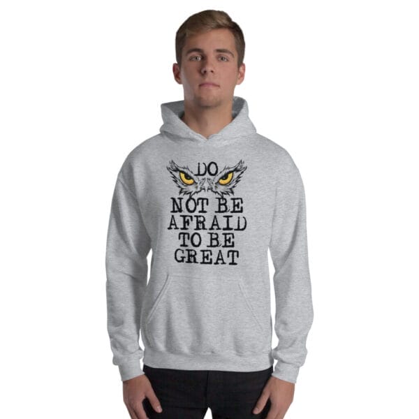 Do not be Afraid Black Unisex Hoodie - Image 198