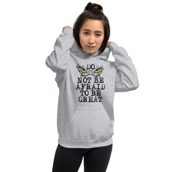 Do not be Afraid Black Unisex Hoodie - Image 199