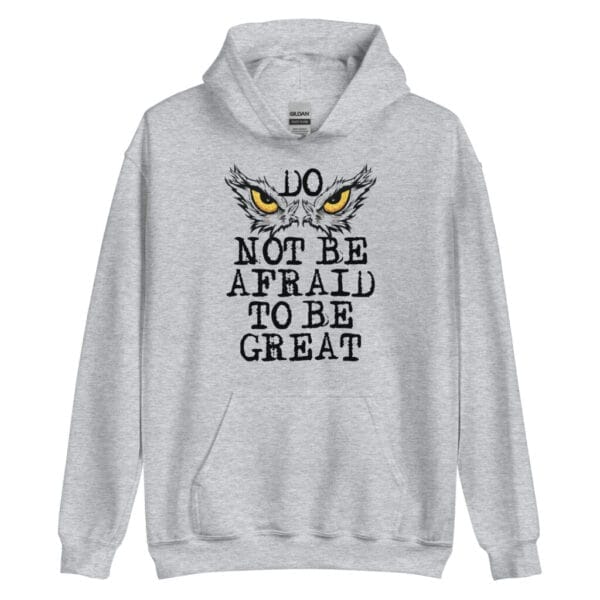 Do not be Afraid Black Unisex Hoodie - Image 206