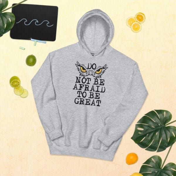 Do not be Afraid Black Unisex Hoodie - Image 209