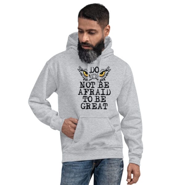 Do not be Afraid Black Unisex Hoodie - Image 212