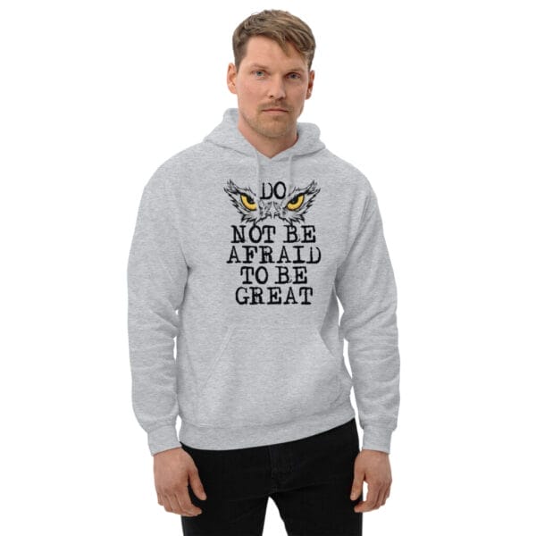 Do not be Afraid Black Unisex Hoodie - Image 213