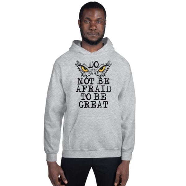 Do not be Afraid Black Unisex Hoodie - Image 216