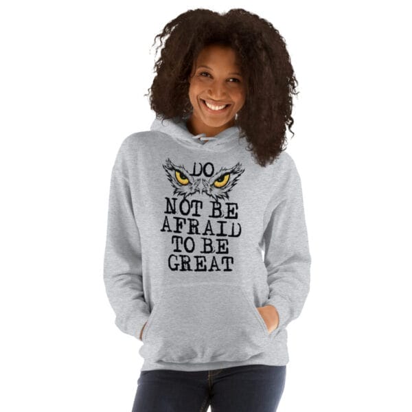 Do not be Afraid Black Unisex Hoodie - Image 220