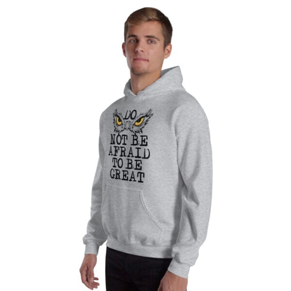 Do not be Afraid Black Unisex Hoodie - Image 234