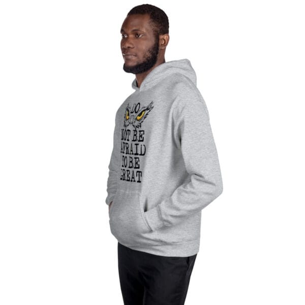 Do not be Afraid Black Unisex Hoodie - Image 239