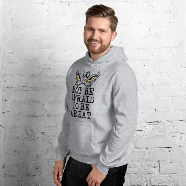 Do not be Afraid Black Unisex Hoodie - Image 248