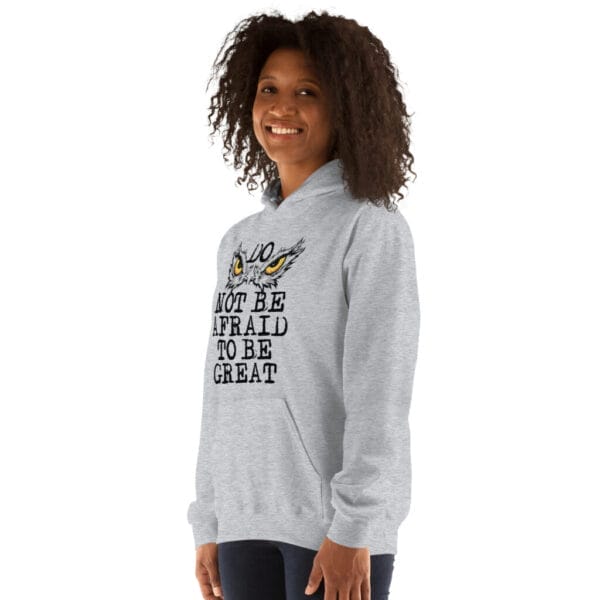 Do not be Afraid Black Unisex Hoodie - Image 266