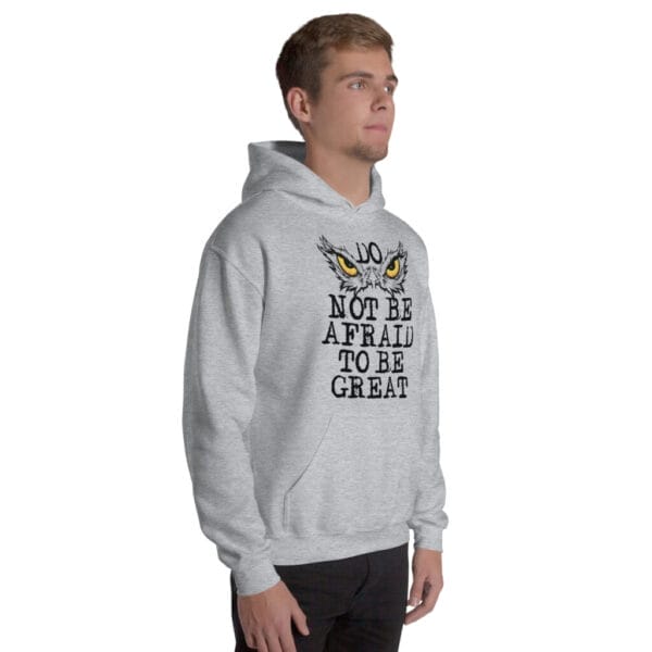 Do not be Afraid Black Unisex Hoodie - Image 236