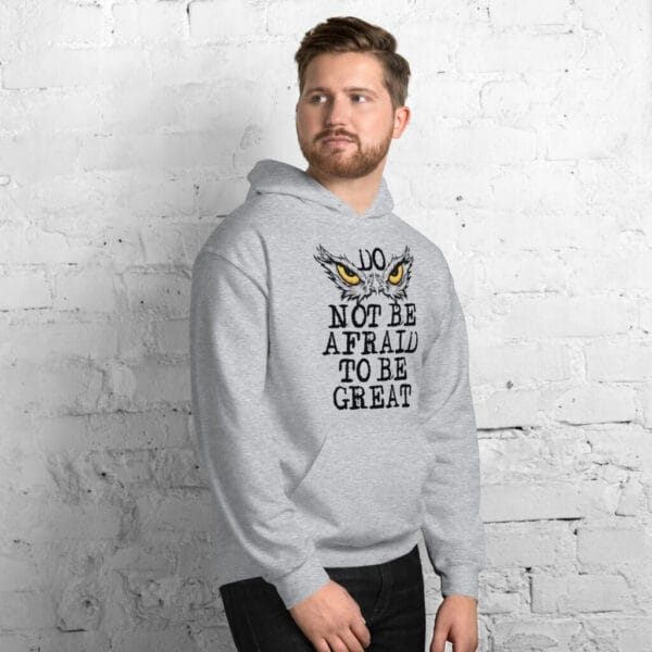 Do not be Afraid Black Unisex Hoodie - Image 249