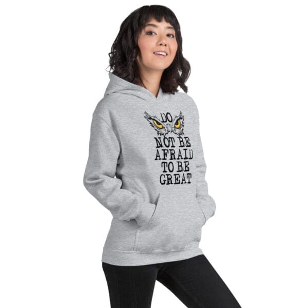 Do not be Afraid Black Unisex Hoodie - Image 271