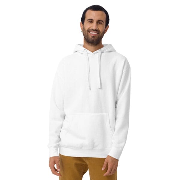 Ligma Balls White Unisex Hoodie - Image 2