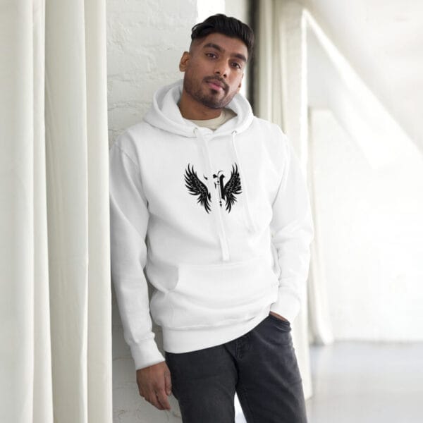 Attitude- Premium White Unisex Hoodie