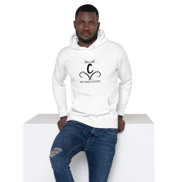 Confidence - Premium White Unisex Hoodie