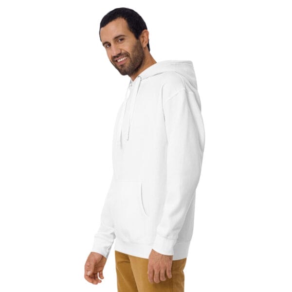 Ligma Balls White Unisex Hoodie - Image 3