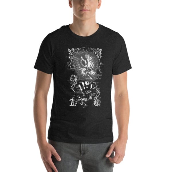 Ware Wolf Black Unisex t-shirt