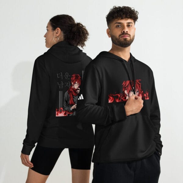 Goku Anime adidas fleece hoodie