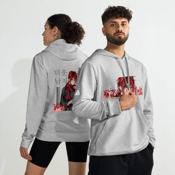 Goku Anime adidas fleece hoodie - Image 2