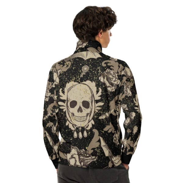 Crazy Skull Pattern Unisex track jacket