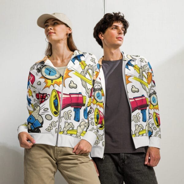 Crazy patterns Unisex track jacket