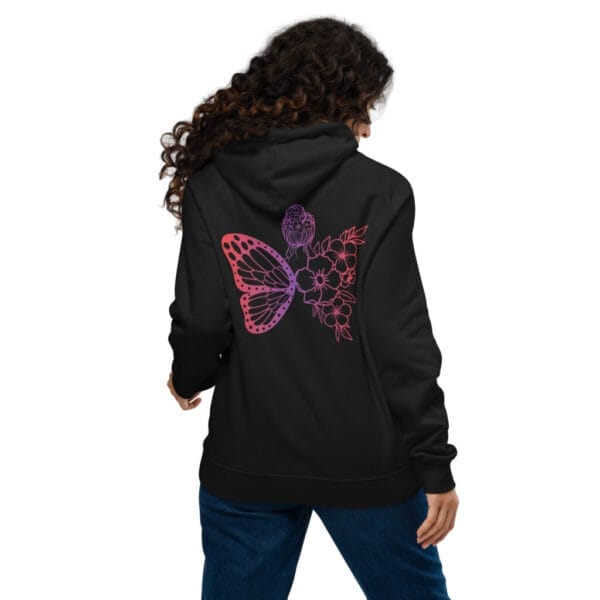 The Butterfly Girl Eco Raglan Hoodie