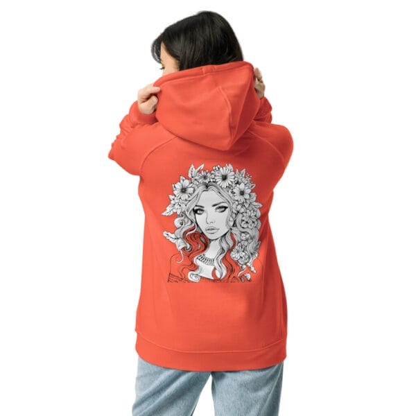 Portrait Eco Raglan Hoodie - Image 2