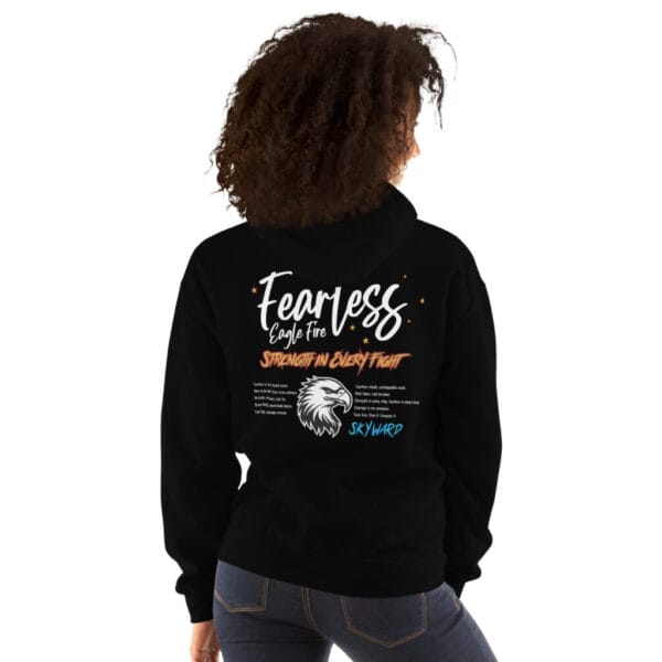 Fearless EagleFire Unisex Hoodie - Image 2