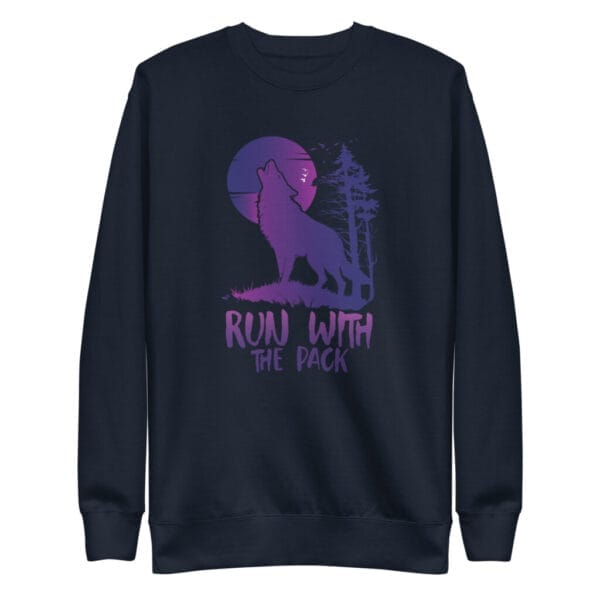 Run With The Pack Unisex Premium Sweatshirt